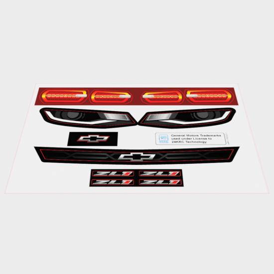 Camaro ZL1 Sticker Sheet