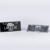 USA License Plate Embossed Type One