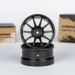 ATRO WORKS CE28 Offset 6mm Black Stallion (2pcs)