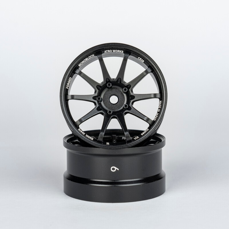ATRO WORKS CE28 Offset 6mm Black Stallion (2pcs)