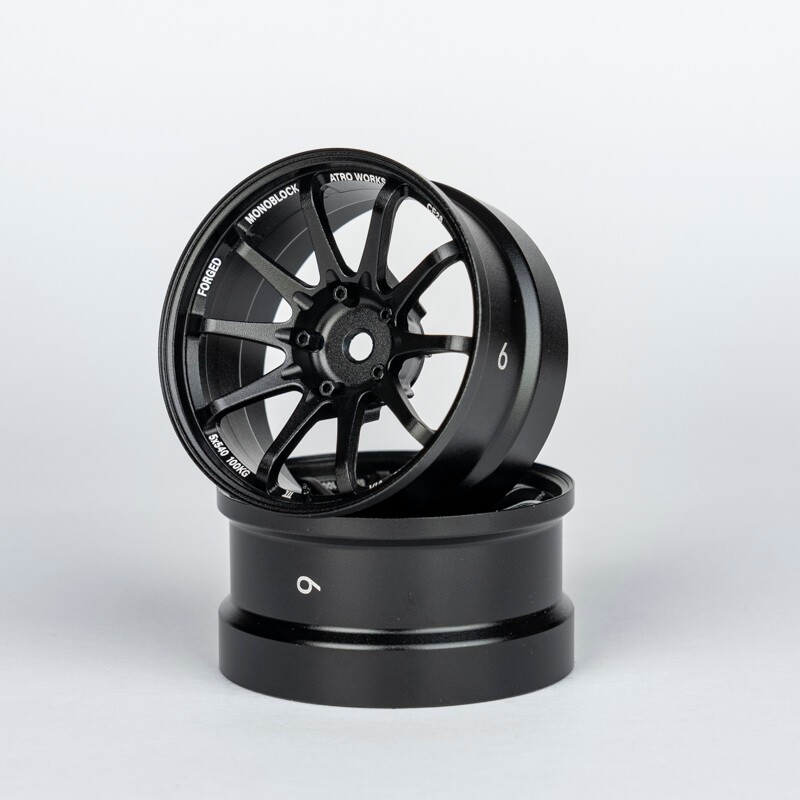 ATRO WORKS CE28 Offset 6mm Black Stallion (2pcs)