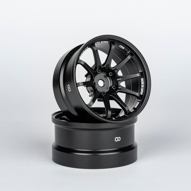 ATRO WORKS CE28 Offset 8mm Black Stallion (2pcs)