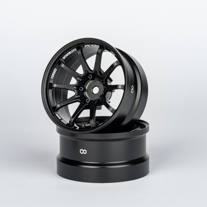 ATRO WORKS CE28 Offset 8mm Black Stallion (2pcs)