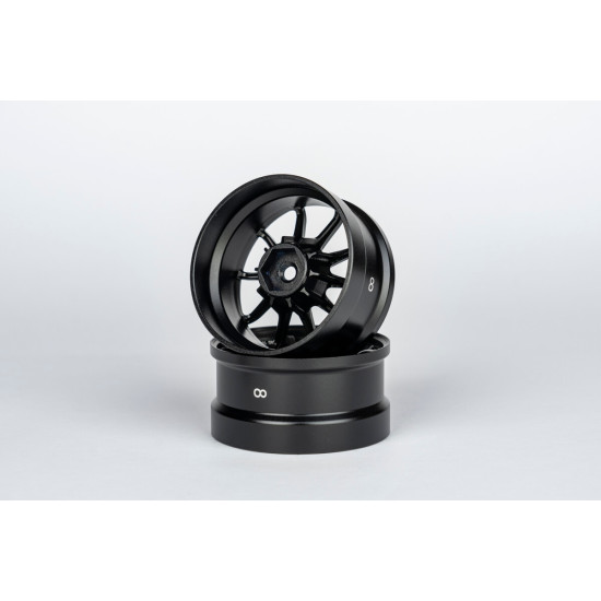 ATRO WORKS CE28 Offset 8mm Black Stallion (2pcs)