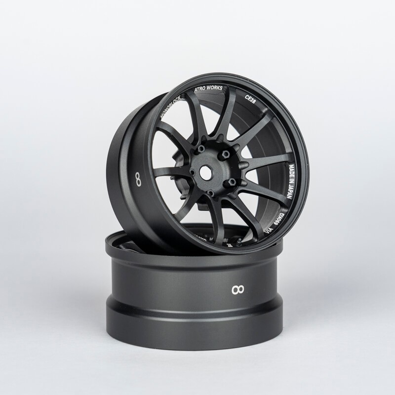 ATRO WORKS CE28 Offset 8mm Gayeway Grey (2pcs)
