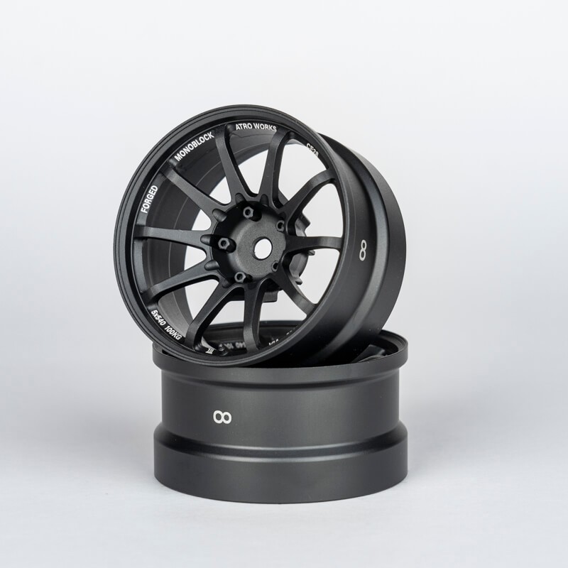 ATRO WORKS CE28 Offset 8mm Gayeway Grey (2pcs)