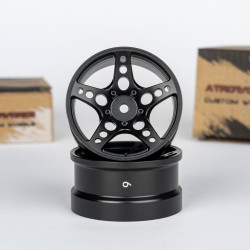 ATRO WORKS R-FIGHTER Offset 6mm Black Stallion (2pcs)