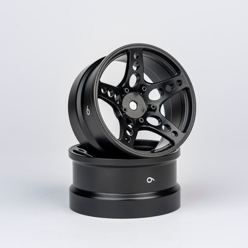 ATRO WORKS R-FIGHTER Offset 6mm Black Stallion (2pcs)
