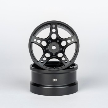 ATRO WORKS R-FIGHTER Offset 8mm Black Stallion (2pcs)