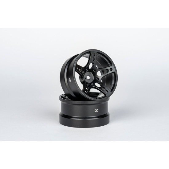 ATRO WORKS R-FIGHTER Offset 8mm Black Stallion (2pcs)