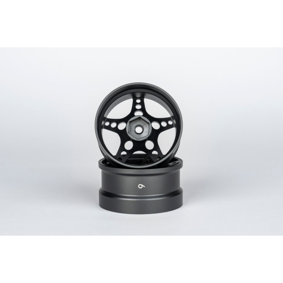 ATRO WORKS R-FIGHTER Offset 6mm Gayeway Grey (2pcs)