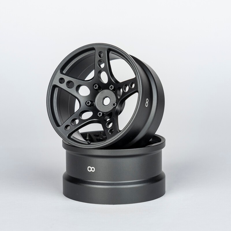 ATRO WORKS R-FIGHTER Offset 8mm Gayeway Grey (2pcs)