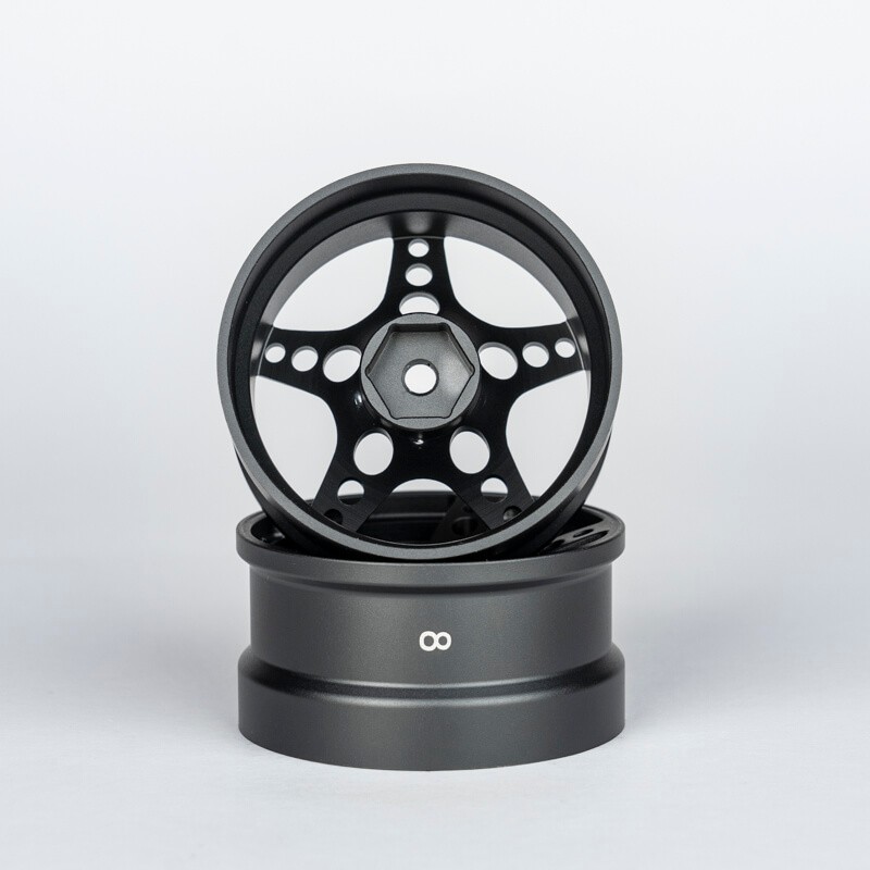 ATRO WORKS R-FIGHTER Offset 8mm Gayeway Grey (2pcs)