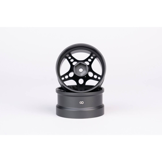 ATRO WORKS R-FIGHTER Offset 8mm Gayeway Grey (2pcs)