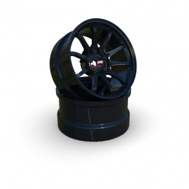 Atro Works Wheels 6mm Black (2pcs)