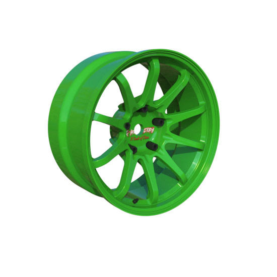 Atro Works Wheels 6mm Green (2pcs)