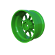 Atro Works Wheels 6mm Green (2pcs)