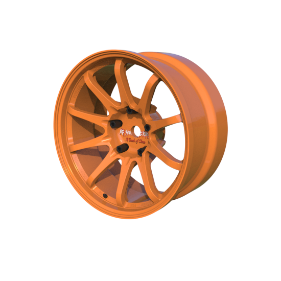 Atro Works Wheels 6mm Orange (2pcs)