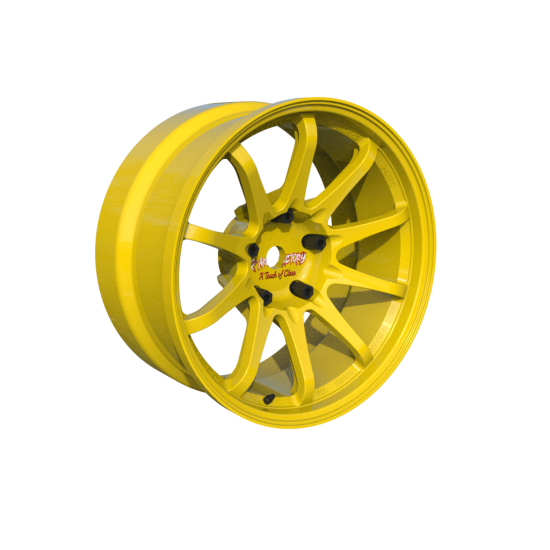 Atro Works Wheels 6mm Yellow (2pcs)