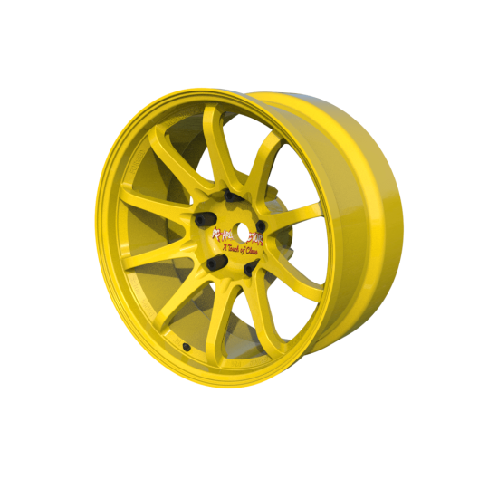 Atro Works Wheels 6mm Yellow (2pcs)