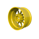 Atro Works Wheels 8mm Yellow (2pcs)