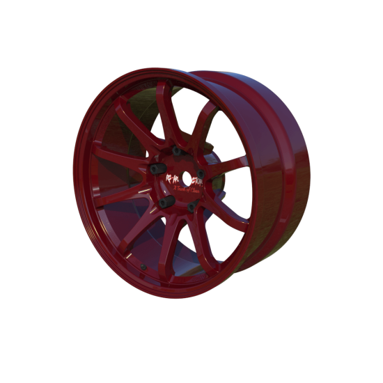 Atro Works Wheels Offset 6mm Red (2pcs)