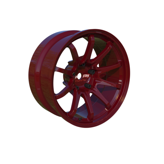 Atro Works Wheels Offset 8mm Red (2pcs)