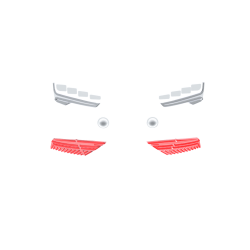 Lights Lenses Set for Audi RS7 Sportback