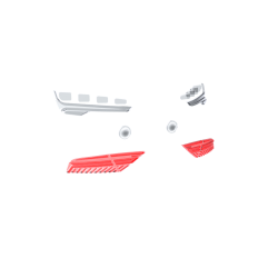 Lights Lenses Set for Audi RS7 Sportback