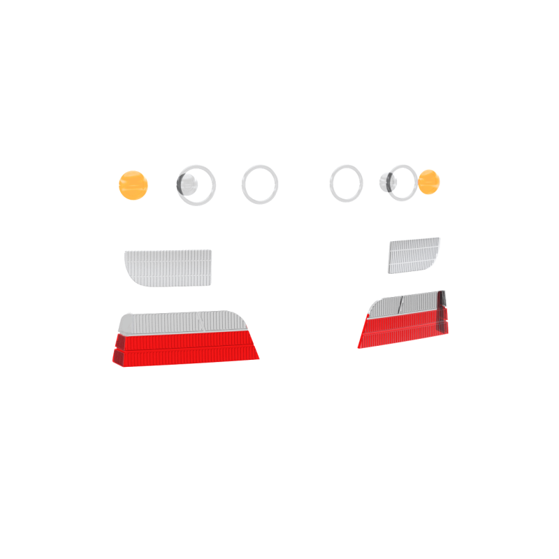 BMW E36 M3 Lights Lenses V1