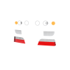 BMW E36 M3 Lights Lenses V1