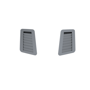 BMW E36 M3 Hood Air Intakes