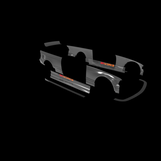 GR WORKS Edition V1  BMW E36 M3 Wide Kit