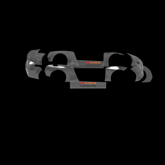 GR WORKS BMW E92 M3 Edition V1 Wide Kit