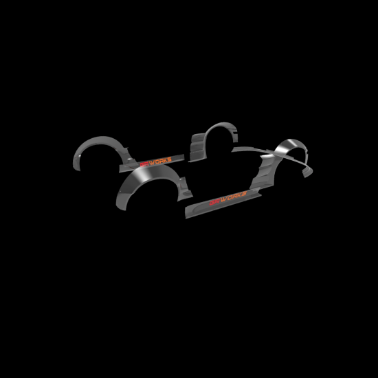 GR WORKS CORVETTE C6 Edition V1 Wide Kit