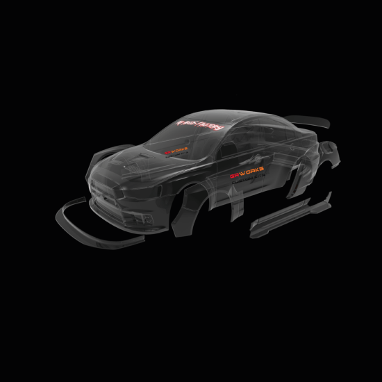 GR WORKS EVO X Edition V1 Wide Kit