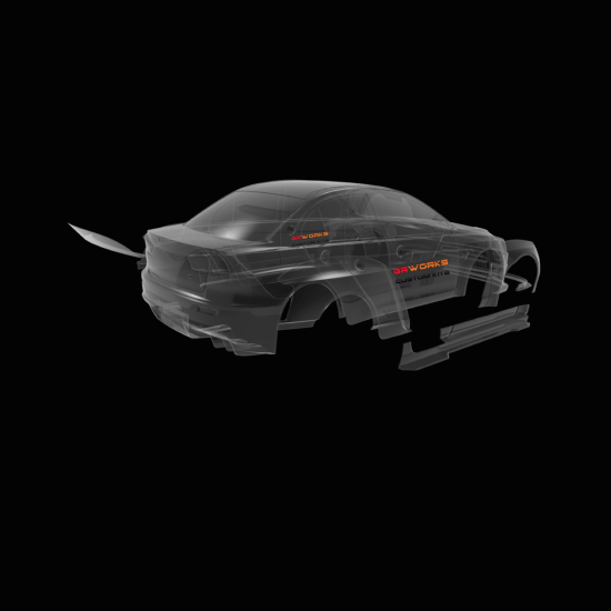 GR WORKS EVO X Edition V1 Wide Kit