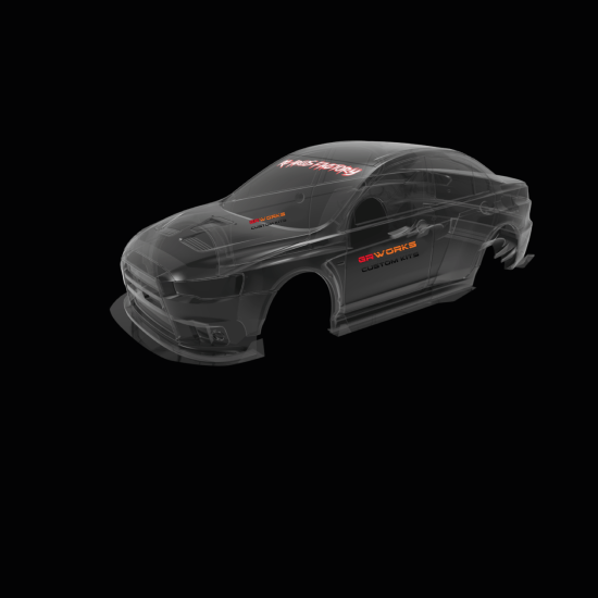 GR WORKS EVO X Edition V2 Wide Kit