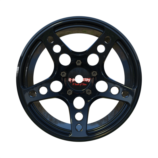 Arlos Competition HGK Wheels 8mm Black (2pcs)