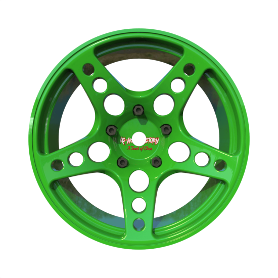 Arlos Competition HGK Wheels 8mm Green (2pcs)