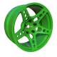 Arlos Competition HGK Wheels 8mm Green (2pcs)