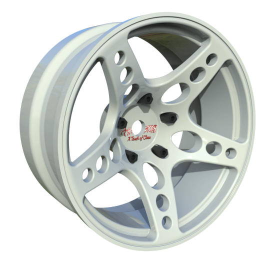 Arlos Competition HGK Wheels 8mm White (2pcs)