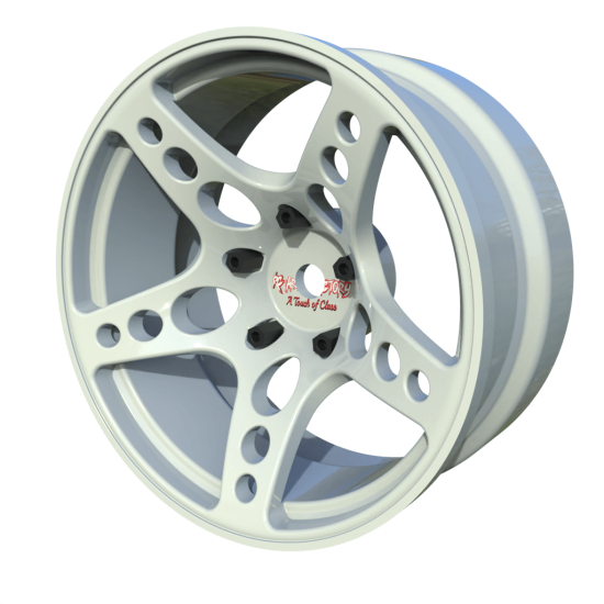 Arlos Competition HGK Wheels 8mm White (2pcs)