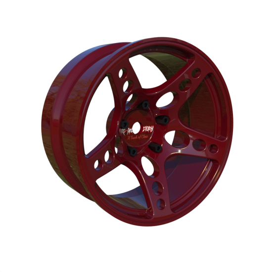 Arlos HGK Wheels Series 8mm Red (2pcs)