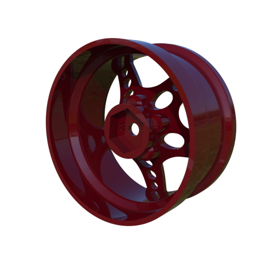 Arlos HGK Wheels Series 8mm Red (2pcs)