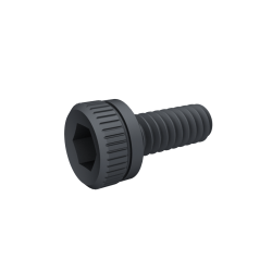 Hex Stocket Head Cap Screw 1.6*4mm Black