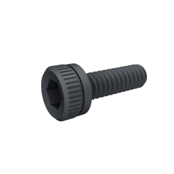 Hex Stocket Head Cap Screw 1.6*5mm Black