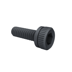 Hex Stocket Head Cap Screw 1.6*5mm Black