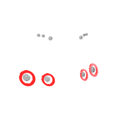 Lights Lens Set  for LBWL WORKS GT 35GT-RR
