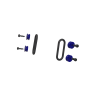 Bumper Retainer Kit Blue